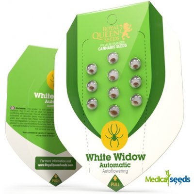 Royal Queen Seeds White Widow Automatic semena neobsahují THC 3 ks