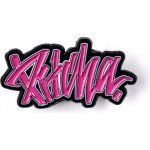 Pitcha kovový odznak LOGO pink – Zboží Dáma