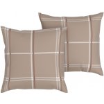Livarno home z jemného flanelu 2 ks hnědá 50 x 60 cm – Zboží Dáma