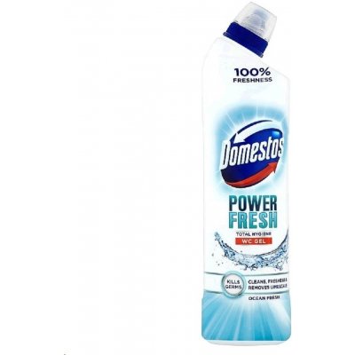 Domestos Power Fresh Total Hygiene dezinfekční WC gel Ocean Fresh 700 ml