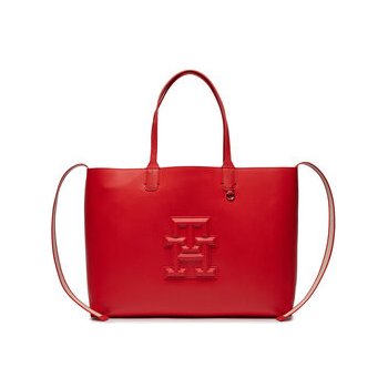 Tommy Hilfiger kabelka Iconic Tommy Tote Mono Pouch AW0AW16072 Červená