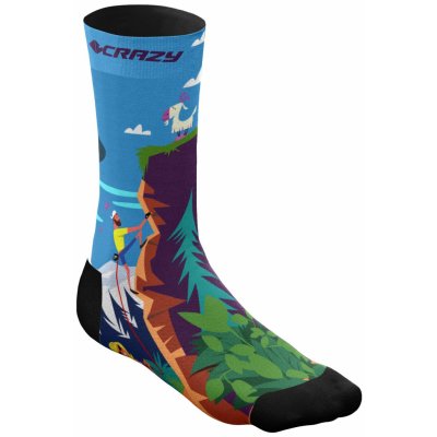 Crazy Socks Funkční ponožky z mikrovlákna van