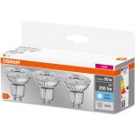 Osram sada 3x LED žárovka GU10, PAR16, 4,3W, 350lm, 4000K, neutrální bílá – Zboží Živě