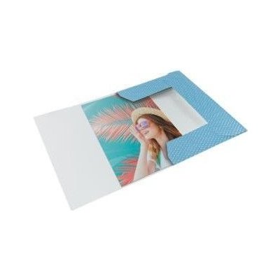 ESSELTE Deska s gumičkou Colour'Breeze, modrá, kartonová, A4, ESSELTE 628492 245172 – Zboží Živě