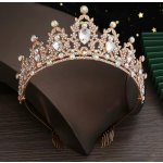 B-Top krystalová korunka do vlasů s hřebínky pozlacená – Zboží Dáma B-Top krystalová korunka do vlasů s hřebínky pozlacená – Zboží Dáma