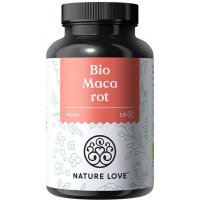 Nature Love Organic Red Maca 120 kapslí – Hledejceny.cz