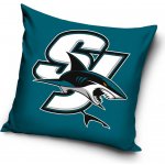 TipTrade Velurový Polštář NHL Color San Jose Sharks 40x40 – Hledejceny.cz