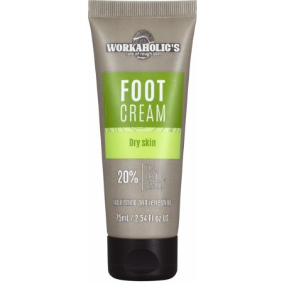 Workaholic´s Výživný krém na nohy na suchou pokožku s výtažkem z máty 75 ml – Sleviste.cz
