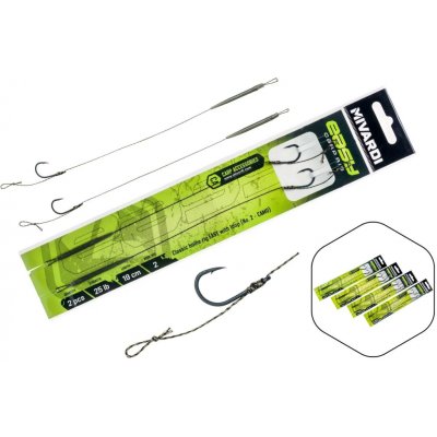 Mivardi Návazec Classic Boilie Rig Easy Camo s očkem vel.4 2 ks – Sleviste.cz