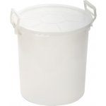 KOZÁČEK Sud 50L na potraviny, s víkem a uchy, čirý, atest – Sleviste.cz