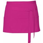 Link Kitchen Wear Krátká barmanská zástěra se třEma předníma kapsama Fuchsia Pantone 219 X983 – Hledejceny.cz
