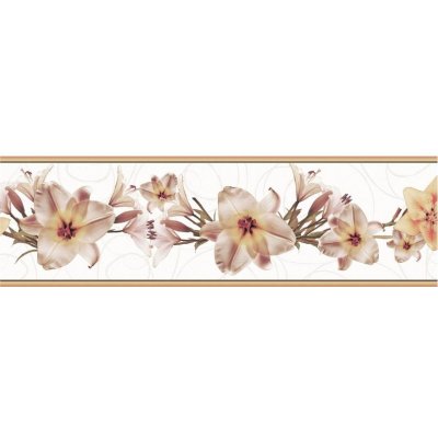 IMPOL TRADE Samolepící bordura D 58-056-1, rozměr 5 m x 5,8 cm – Zboží Dáma