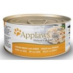 Applaws Adult Chicken breast with Cheese in broth 70 g – Hledejceny.cz