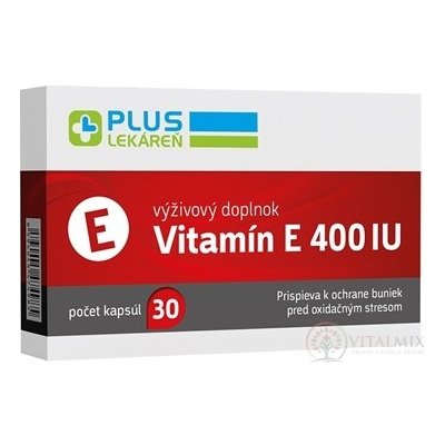 Plus Lékárna Vitamín E 400 IU kapslí30 – Zboží Mobilmania