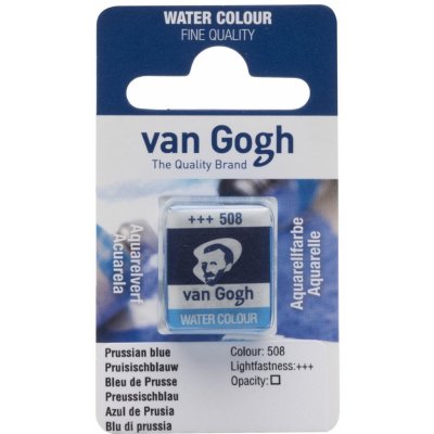 Van Gogh Akvarelová barva v půlpánvičce 508 Prussian Blue – Hledejceny.cz