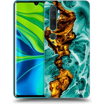 Pouzdro Picasee silikonové Xiaomi Mi Note 10 Pro - Goldsky černé – Zbozi.Blesk.cz