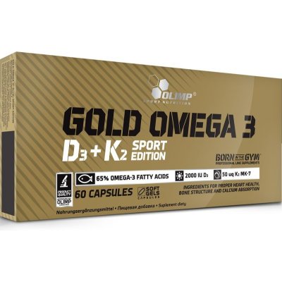 Olimp Gold Omega 3 D3 + K2 60 kapslí – Zboží Mobilmania