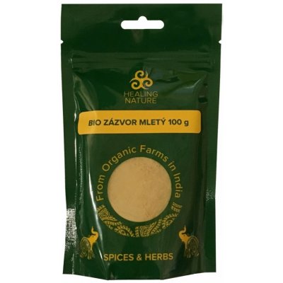 Healing Nature Zázvor mléty Bio 100 g – Zbozi.Blesk.cz