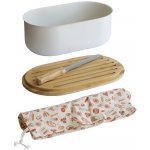 Chlebník NBA150 36 cm, bílá, kov, Pebbly – Zbozi.Blesk.cz