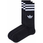 adidas Originals Crew Socks In Black S21490 3 pack Black – Zboží Mobilmania