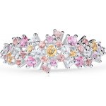 Danfil zlatý dámský prsten DF 5030 z bílého zlata barevné kameny – Zboží Mobilmania