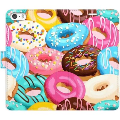 Pouzdro iSaprio flip Donuts Pattern 02 iPhone 5/5S/SE