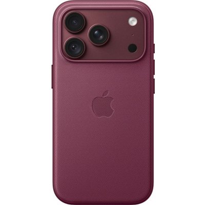 Apple kryt z tkaniny TechWoven s MagSafe na iPhone 18 Pro morušově rudý MKD24ZM/A – Zboží Mobilmania