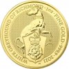 Royal Mint Zlatá mince White Greyhound Queens Beasts 2021 1/4 oz