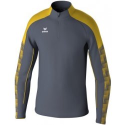 Erima Evo Star mikina 1/2 Zip dětská šedá/žlutá