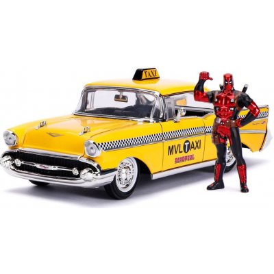 Jada Toys Deadpool Diecast Model Deadpool Taxi žlutá 1:24