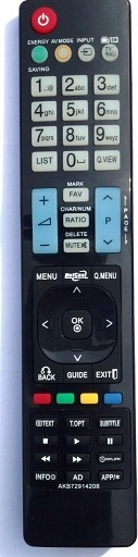 Dálkový ovladač Emerx LG AKB72914208