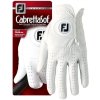 Golfová rukavice FootJoy CabrettaSof Mens Golf Glove Bílá Pravá ML