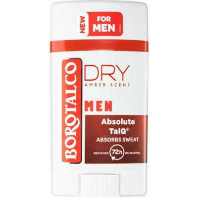 Borotalco Men Dry Amber Scent deostick 40 ml