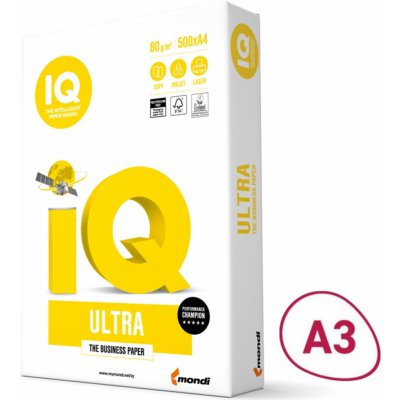 IQ A3 80 g/m2, 500 listů – Zboží Mobilmania