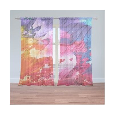 Sablio Záclony Barvy: 2ks 150x250cm – Hledejceny.cz