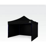 BRIMO Altánok 3x3m Ocelový Rám s 3 Stěnami Černá E. Ocel – Zboží Mobilmania