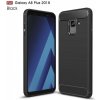 Pouzdro a kryt na mobilní telefon Samsung Pouzdro JustKing plastové s broušenou texturou Samsung Galaxy A8 Plus 2018 - černé