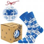 Lonka Vánoční ponožky ELFI modrá – Zboží Mobilmania