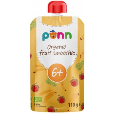 Salvest Põnn Bio Ovocné smoothie s ananasem 110 g – Sleviste.cz