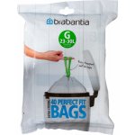 Brabantia PerfectFit pytle 23-30 L G – 40ks sáčků v roli 18µm – Zbozi.Blesk.cz