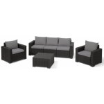 Keter California 3 seaters set antracit – Hledejceny.cz