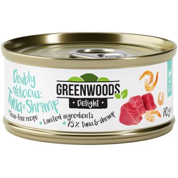 Greenwoods Delight Tuna Fillet and Shrimps 48 x 70 g