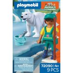 PLAYMOBIL 72090 Zoo: Lední medvěd a ošetřovatel – Zboží Dáma