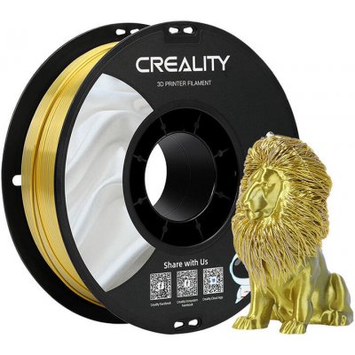 Creality CR-Silk PLA zlatostříbrná 1 kg, 1,75 mm – Zboží Živě