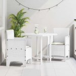 OMAXI 583086 Zahradní křeslo 2 ks Bílá 53 x 49 x 85 cm PP – Hledejceny.cz