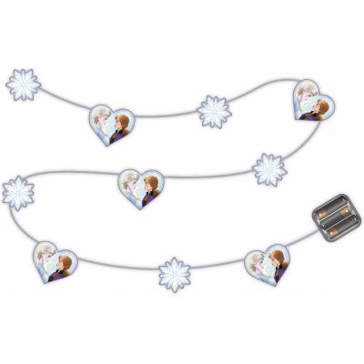 Arditex Vánoční světelná girlanda FROZEN LED 165cm – Hledejceny.cz