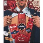 Old Spice Gentleman dárková sada s tuhým deodorantem 50 ml + deodorantem ve spreji 150 ml + sprchovým gelem Captain 250 ml – Zboží Dáma