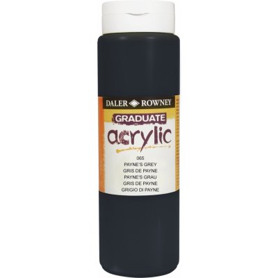 Daler Rowney Graduate akrylová barva payne's grey 500 ml 1 ks – Hledejceny.cz