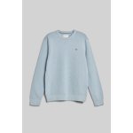 Gant Textured Cotton C-neck modrá – Hledejceny.cz