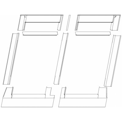 Skylight PLUS / SUPRO F 78 x 98 cm, hnědá, x1 – Zbozi.Blesk.cz